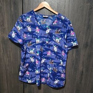 Scrubstar Winter Bears Top